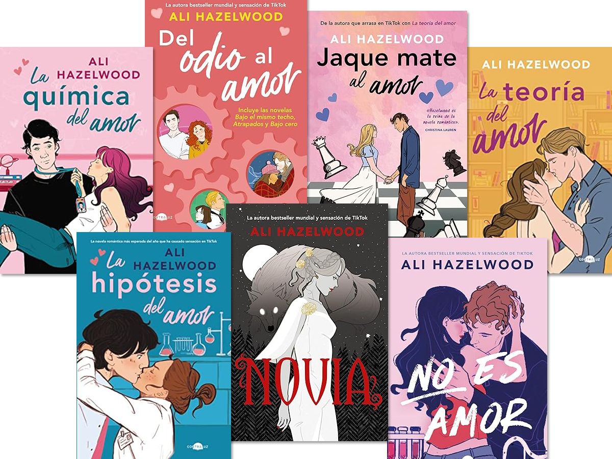 Portadas de todas las novelas de Ali Hazelwood