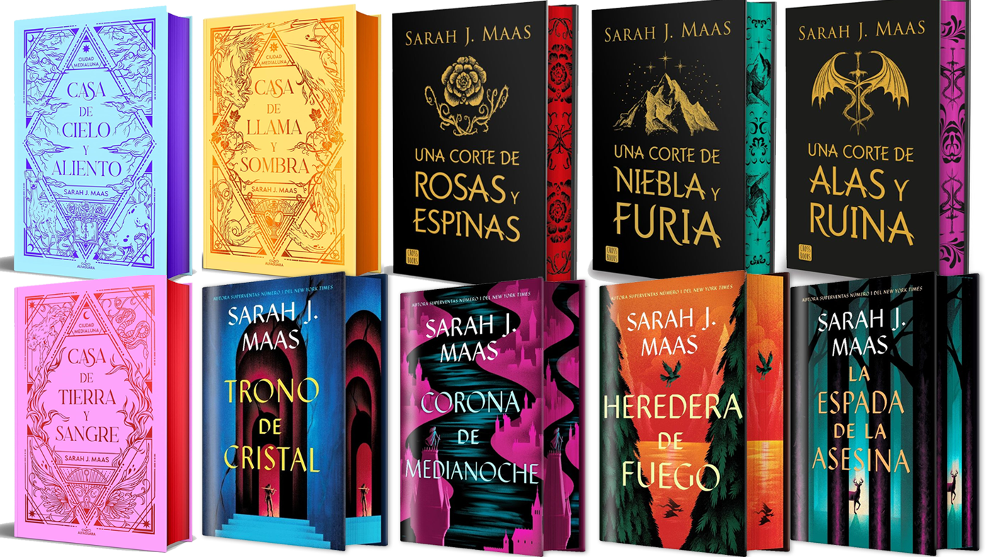 Ediciones especiales de libros de Sarah J. Maas